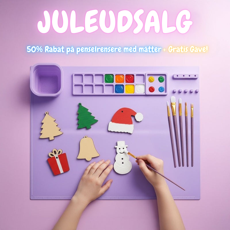 Tapis de Peinture en Silicone | Kit Artistique Créatif