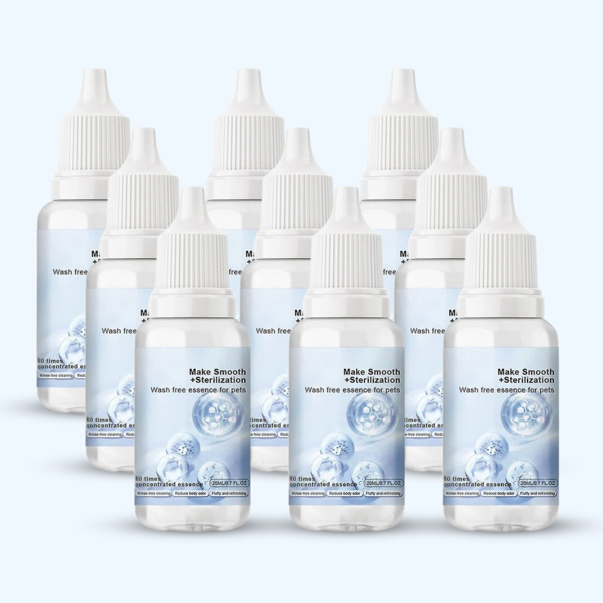 Shampooing Éclat Rafraîchissant pour le Pelage - Convient à Tous les Types de Fourrure