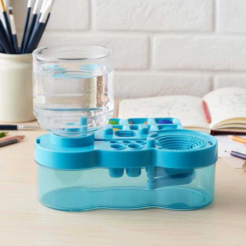 Station de Nettoyage Professionnelle pour Pinceaux