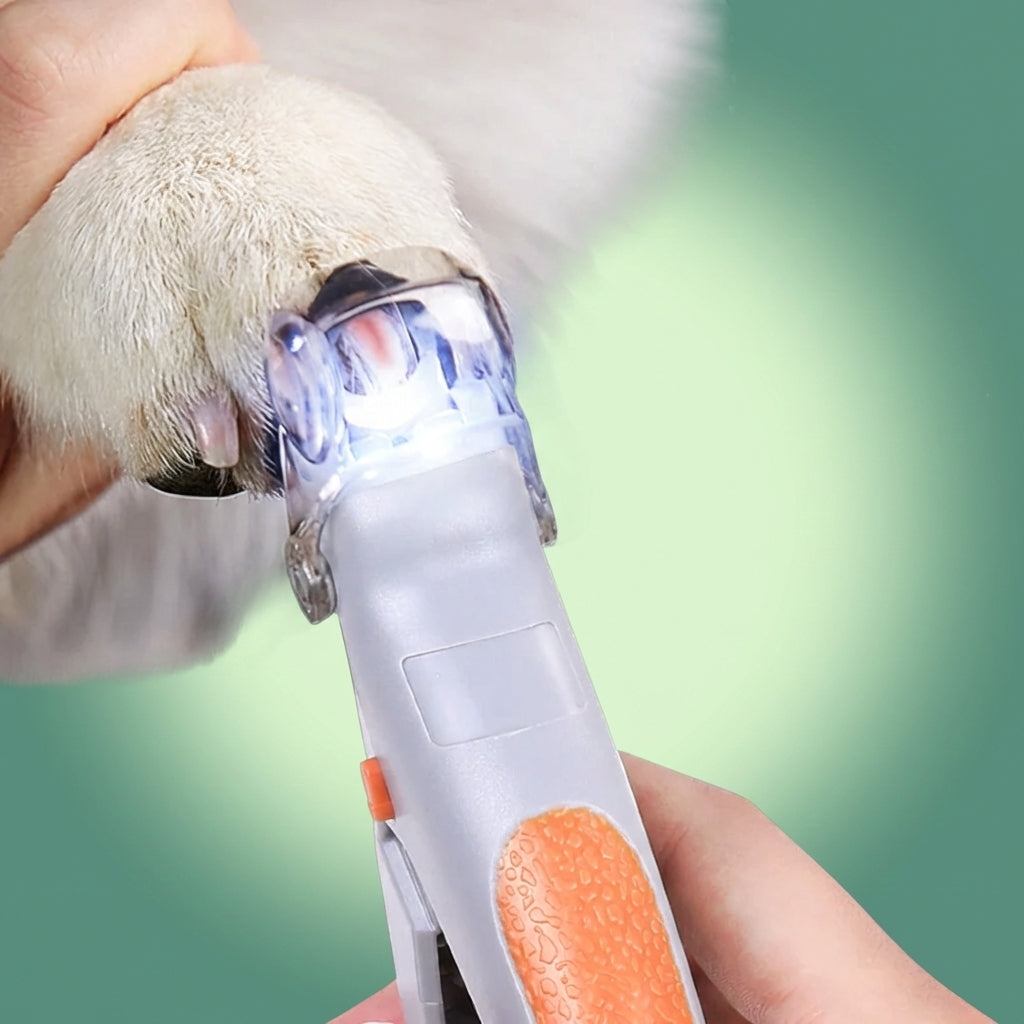 LumiCoupe™ – Coupe-ongles LED pour animaux de compagnie, précision et confort assurés