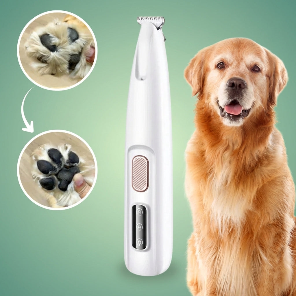PatteTrim™ – Toilettage Doux et Silencieux pour les Pattes de Votre Chien