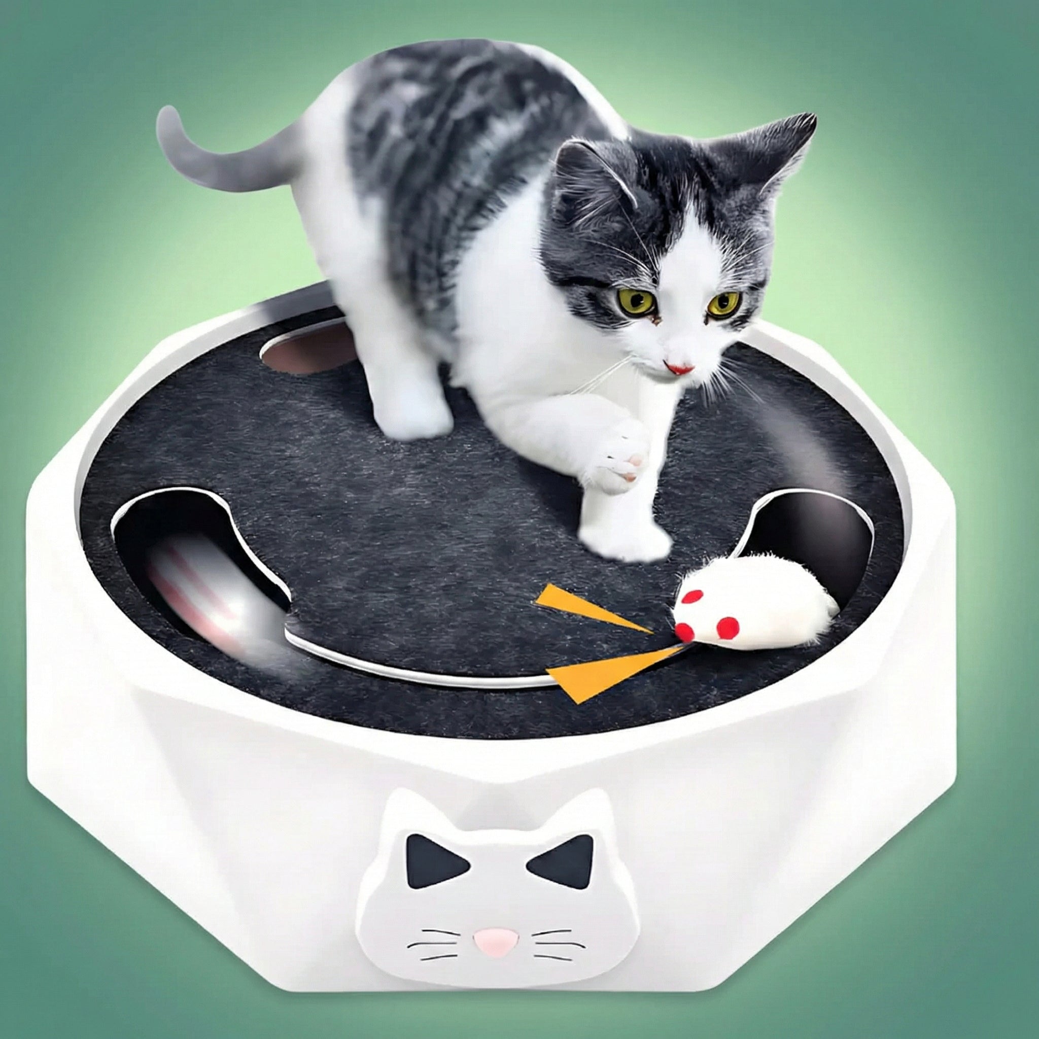 ChasseFéline™ – Jouet interactif irrésistible qui stimule l'instinct de chasse de votre chat