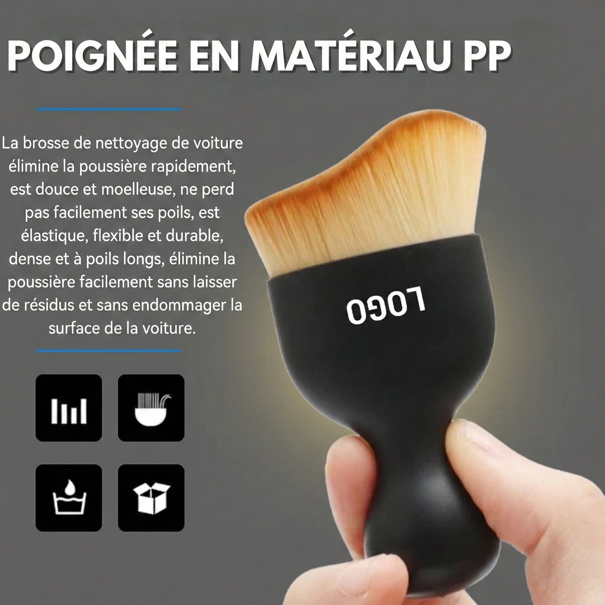 Brosse de Détail en Microfibre AutoBrillance™ pour Voiture