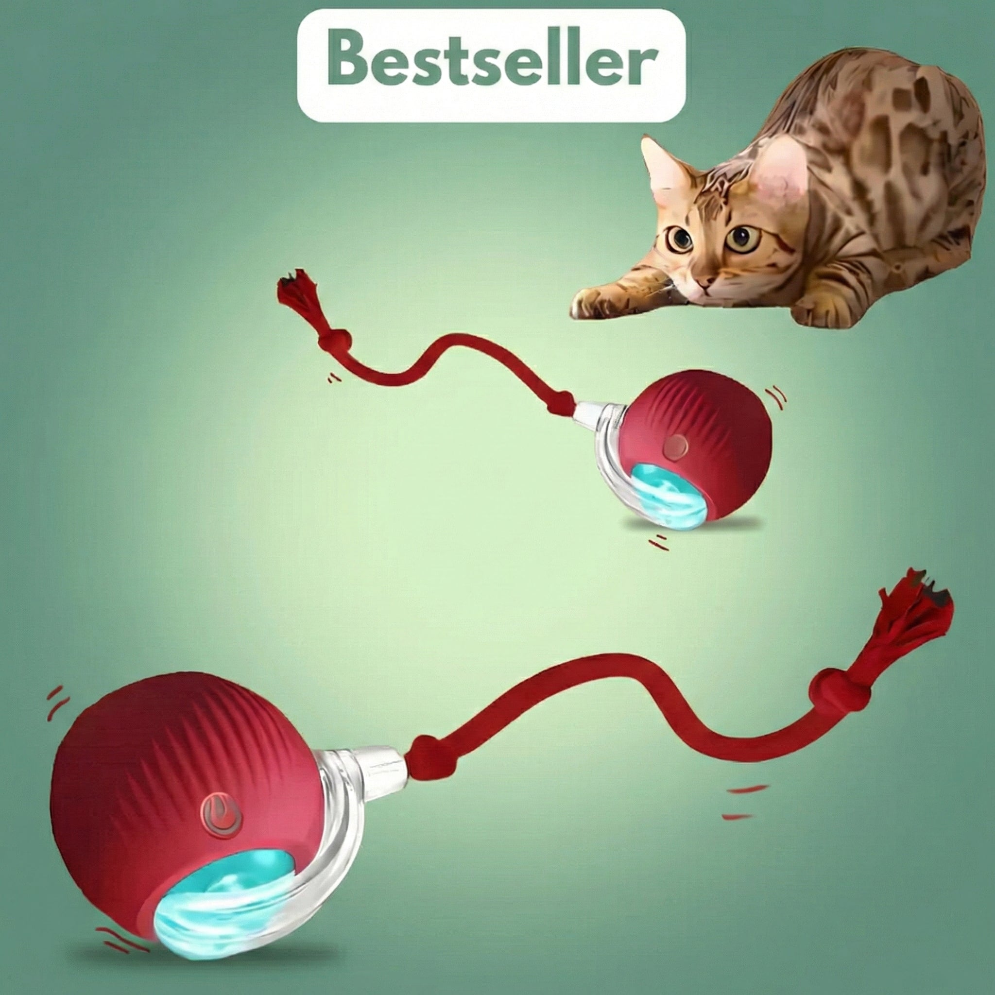 BalleChasse™ – Divertissement félin amusant, automatique et imprévisible