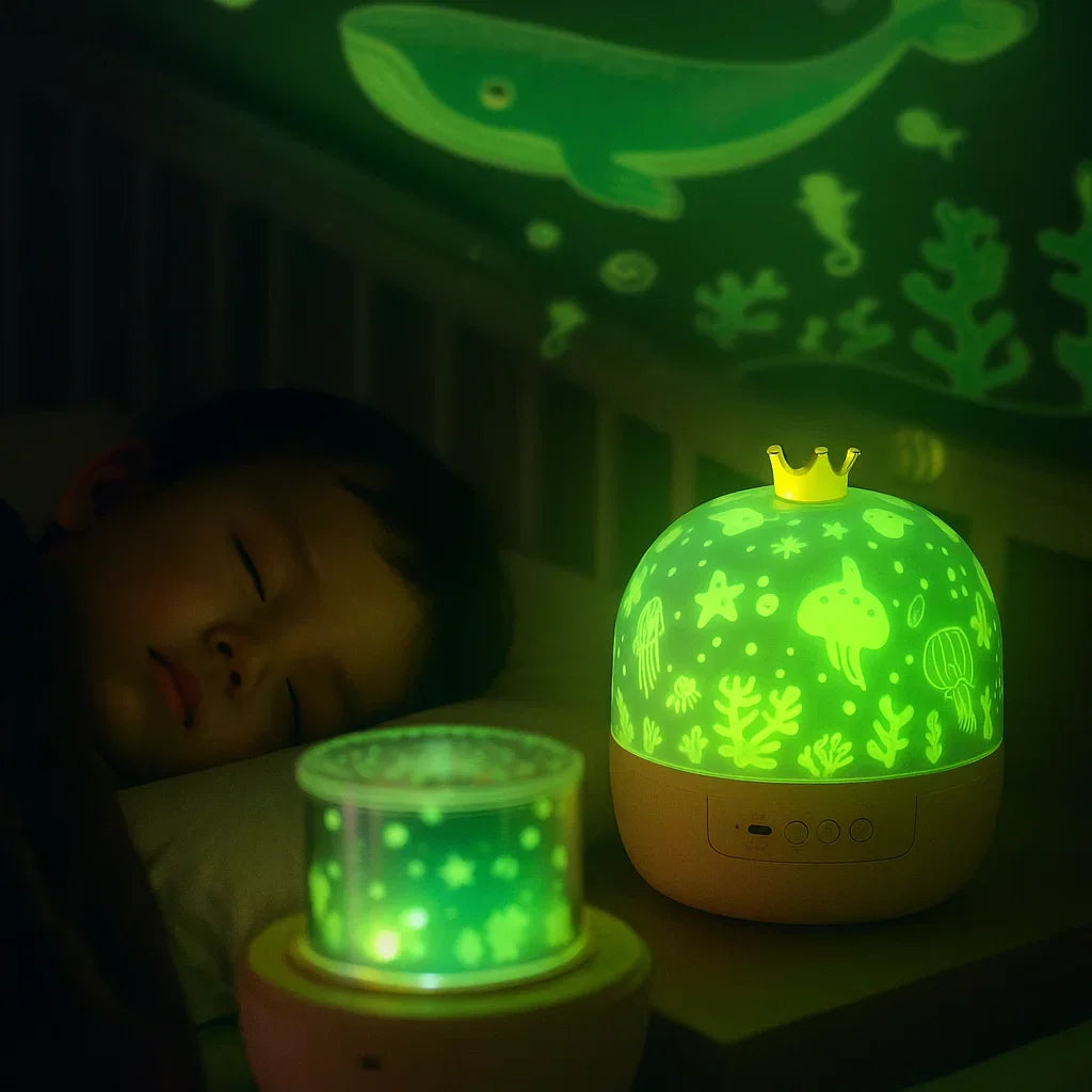 Lampe Magique et Projecteur Étoilé 2-en-1 pour Enfants