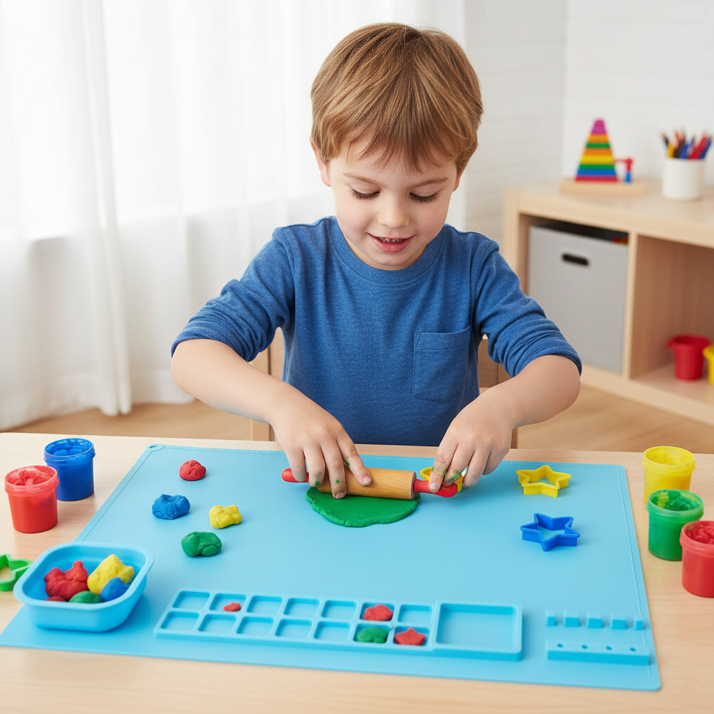 Tapis de Peinture en Silicone | Kit Artistique Créatif