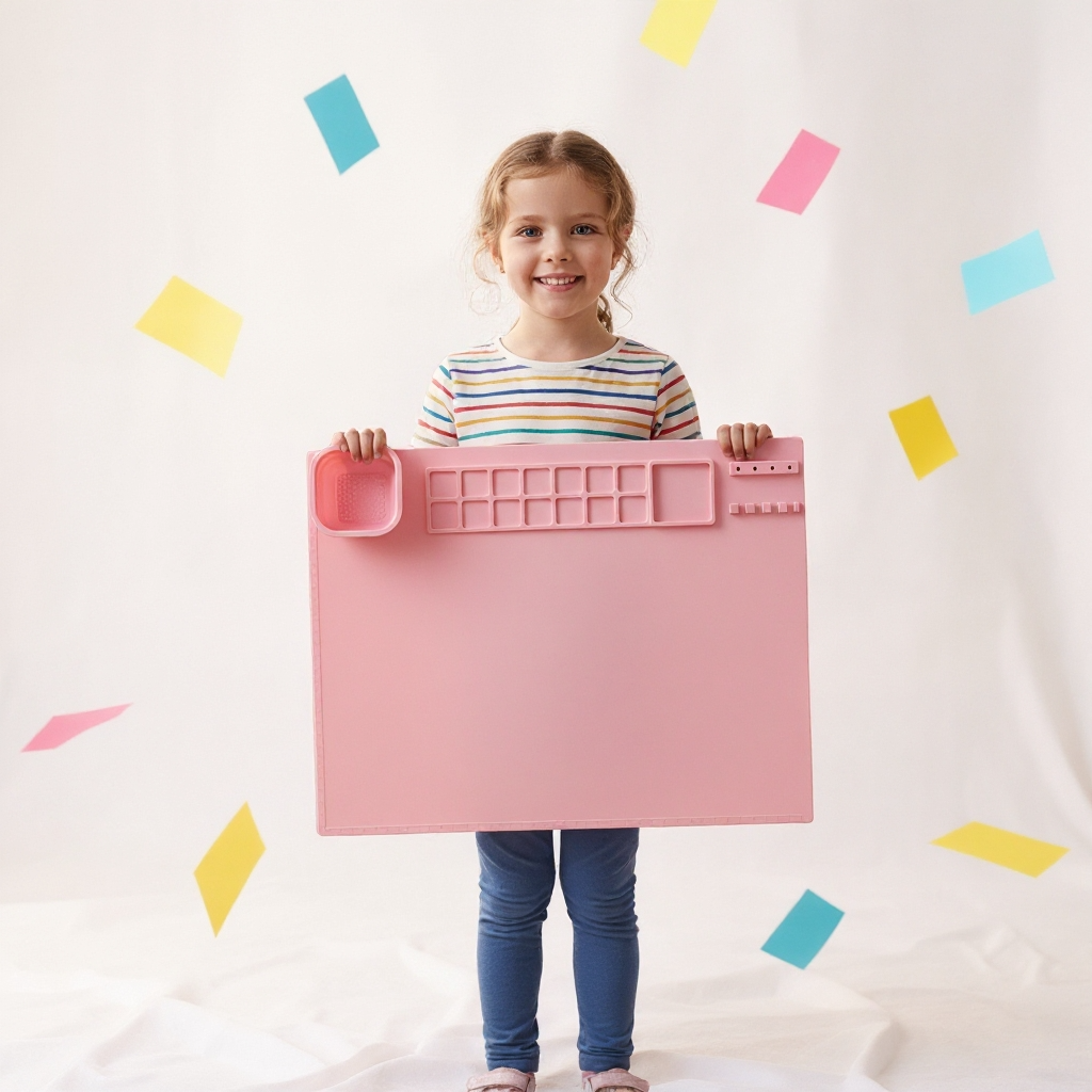 Tapis de Peinture en Silicone | Kit Artistique Créatif