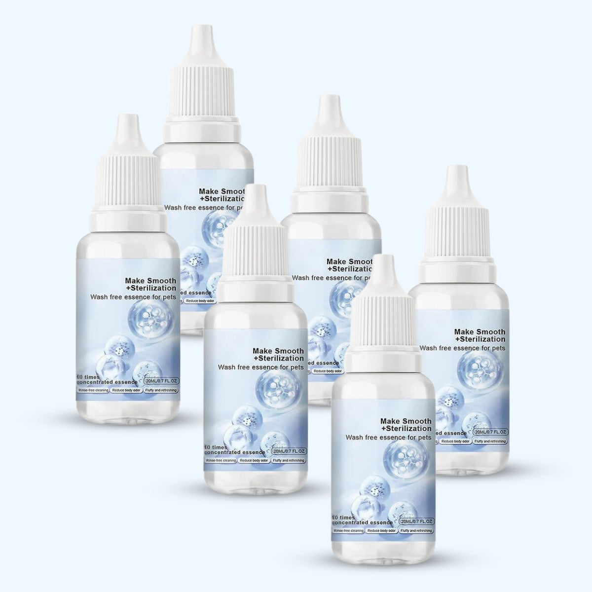 Shampooing Éclat Rafraîchissant pour le Pelage - Convient à Tous les Types de Fourrure