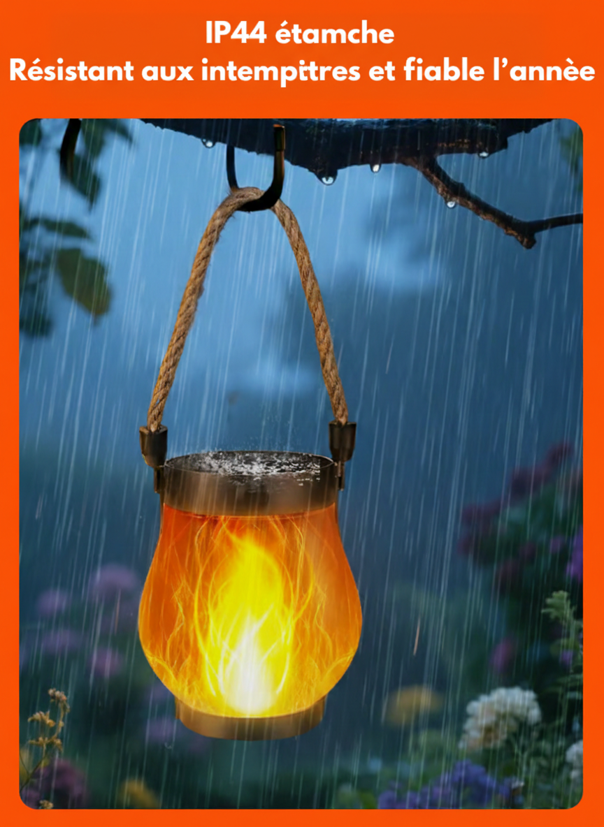 Lueur Éternelle™ – La lanterne solaire à la flamme infinie