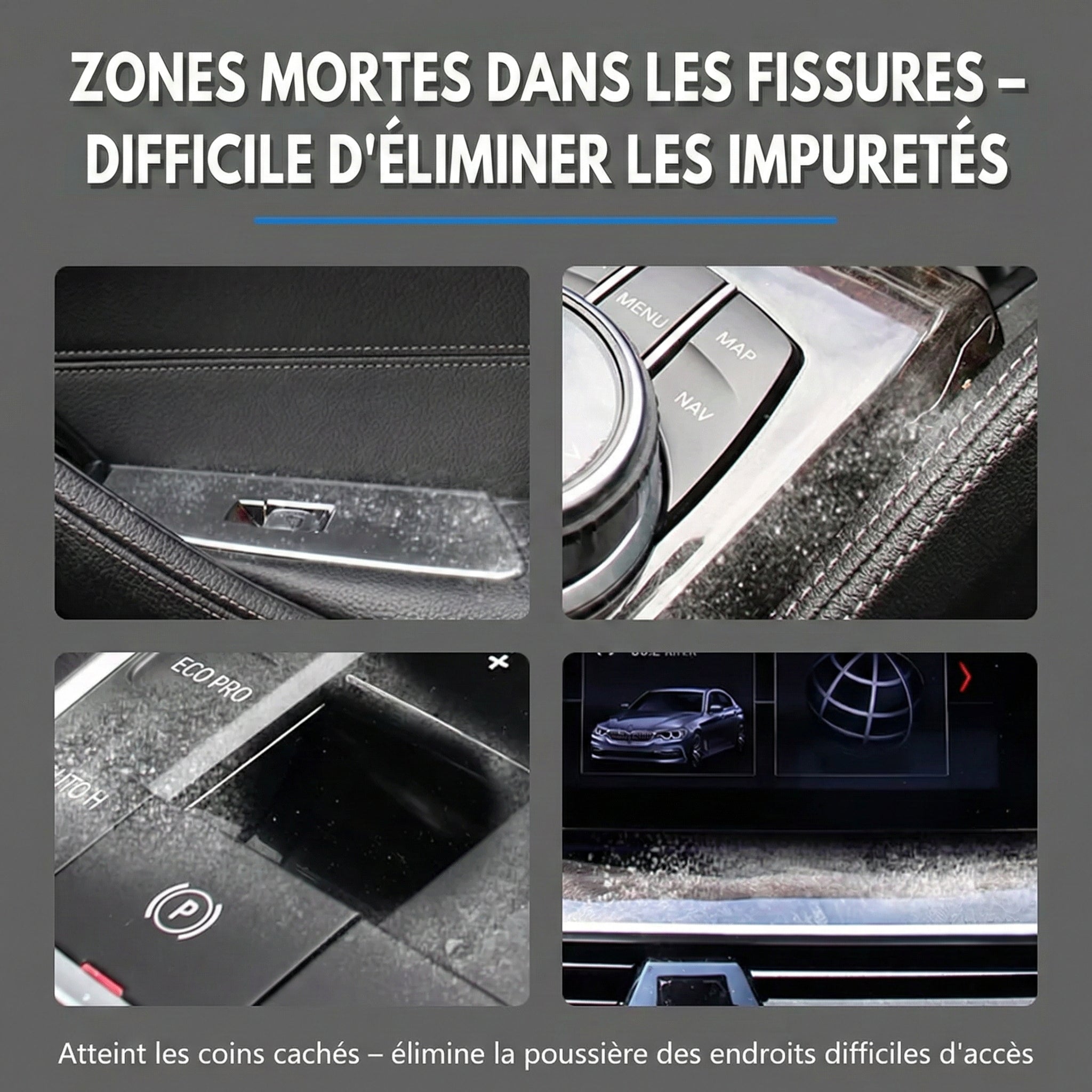 Brosse de Détail en Microfibre AutoBrillance™ pour Voiture