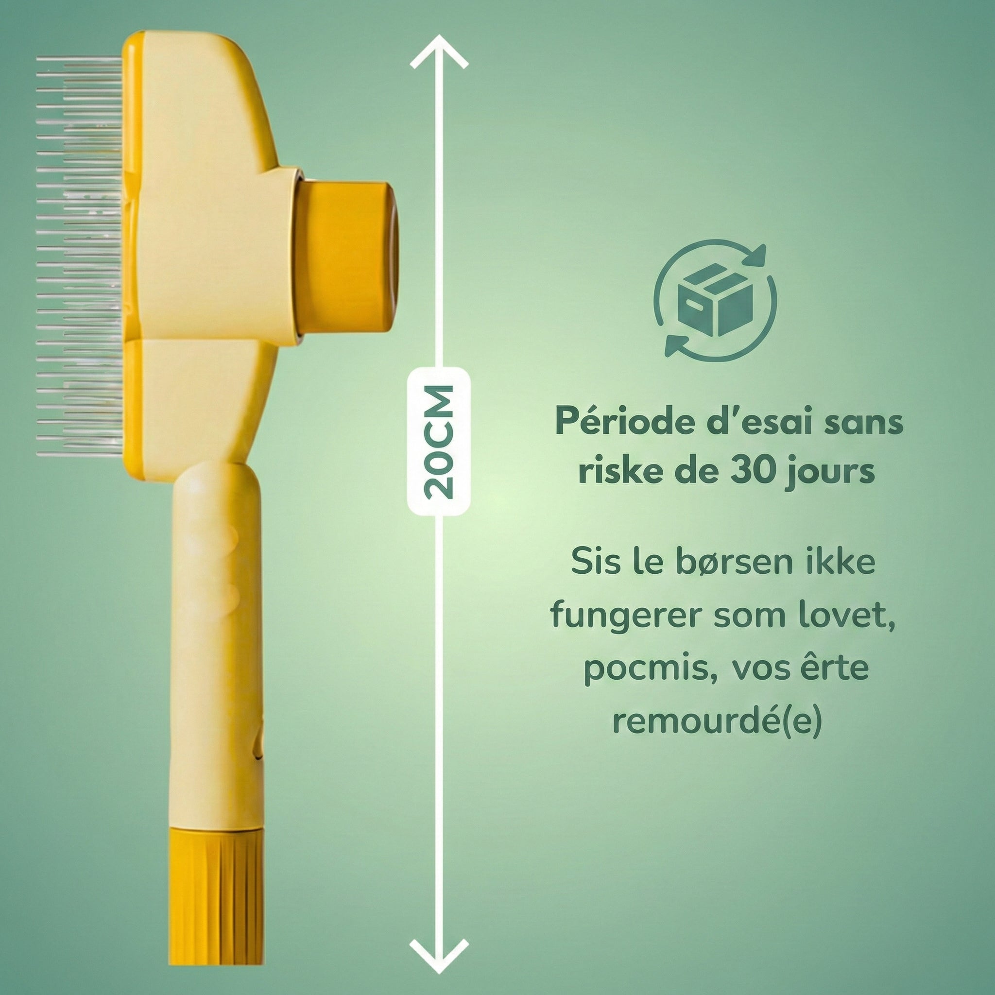 Brosse Caresse™ – La solution douceur pour un pelage parfait
