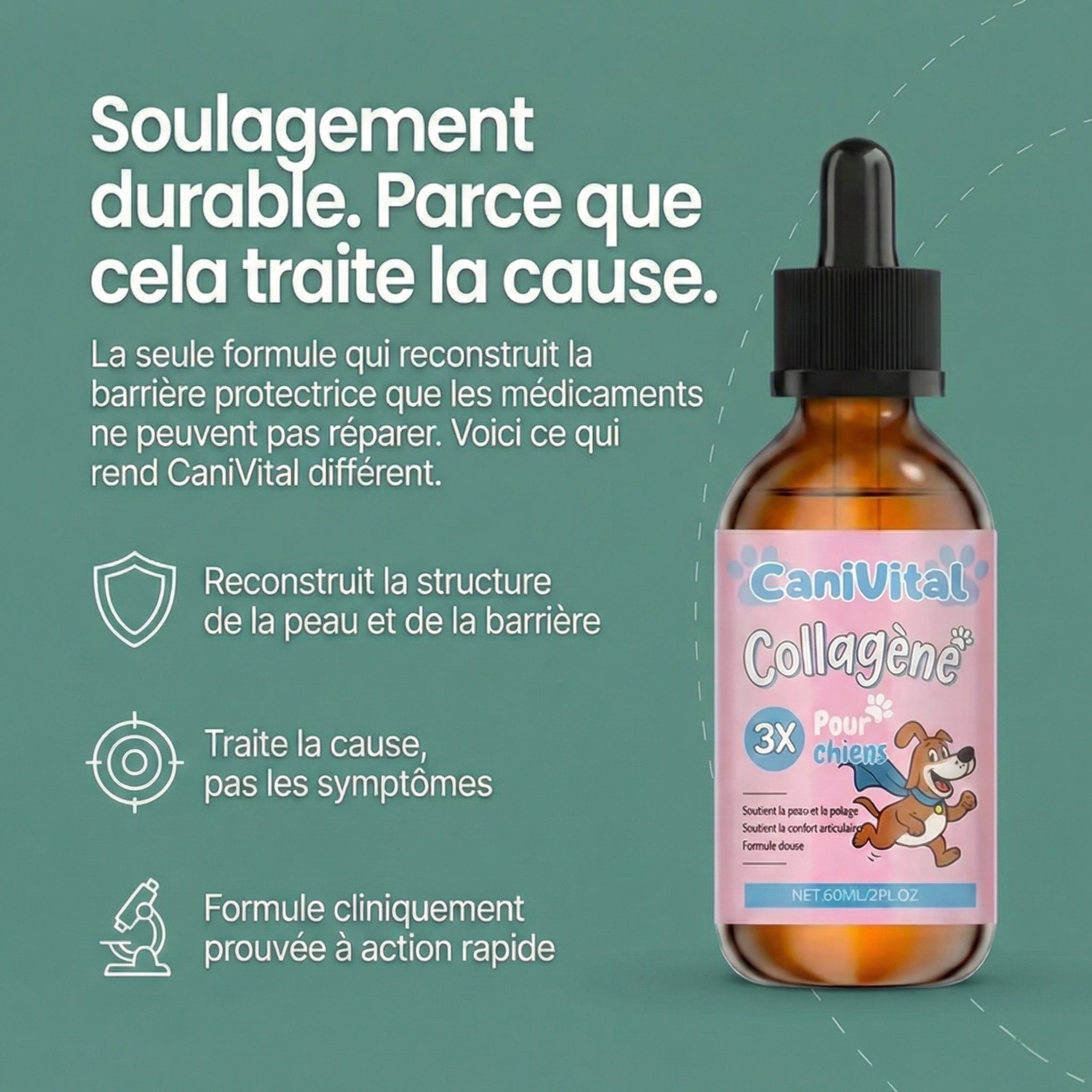 CaniVital™ – Collagène Liquide Premium
