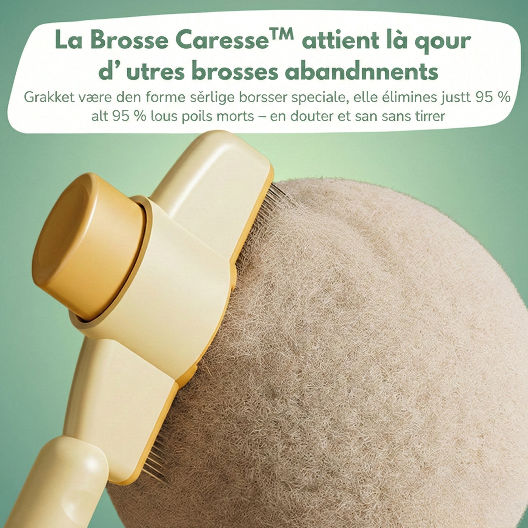 Brosse Caresse™ – La solution douceur pour un pelage parfait