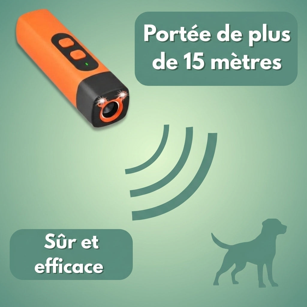 SoniDress™ Pro – Dressage Ultrasonique Doux pour une Maison Sereine