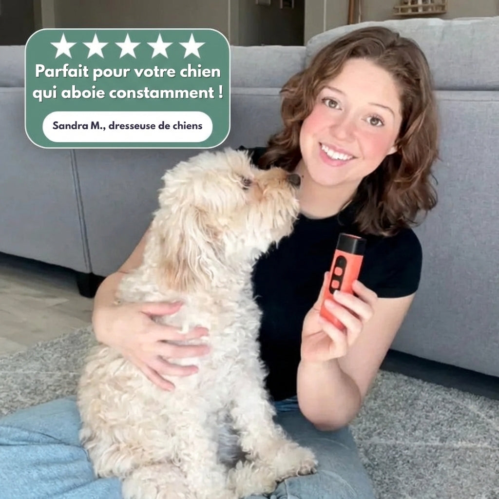 SoniDress™ Pro – Dressage Ultrasonique Doux pour une Maison Sereine