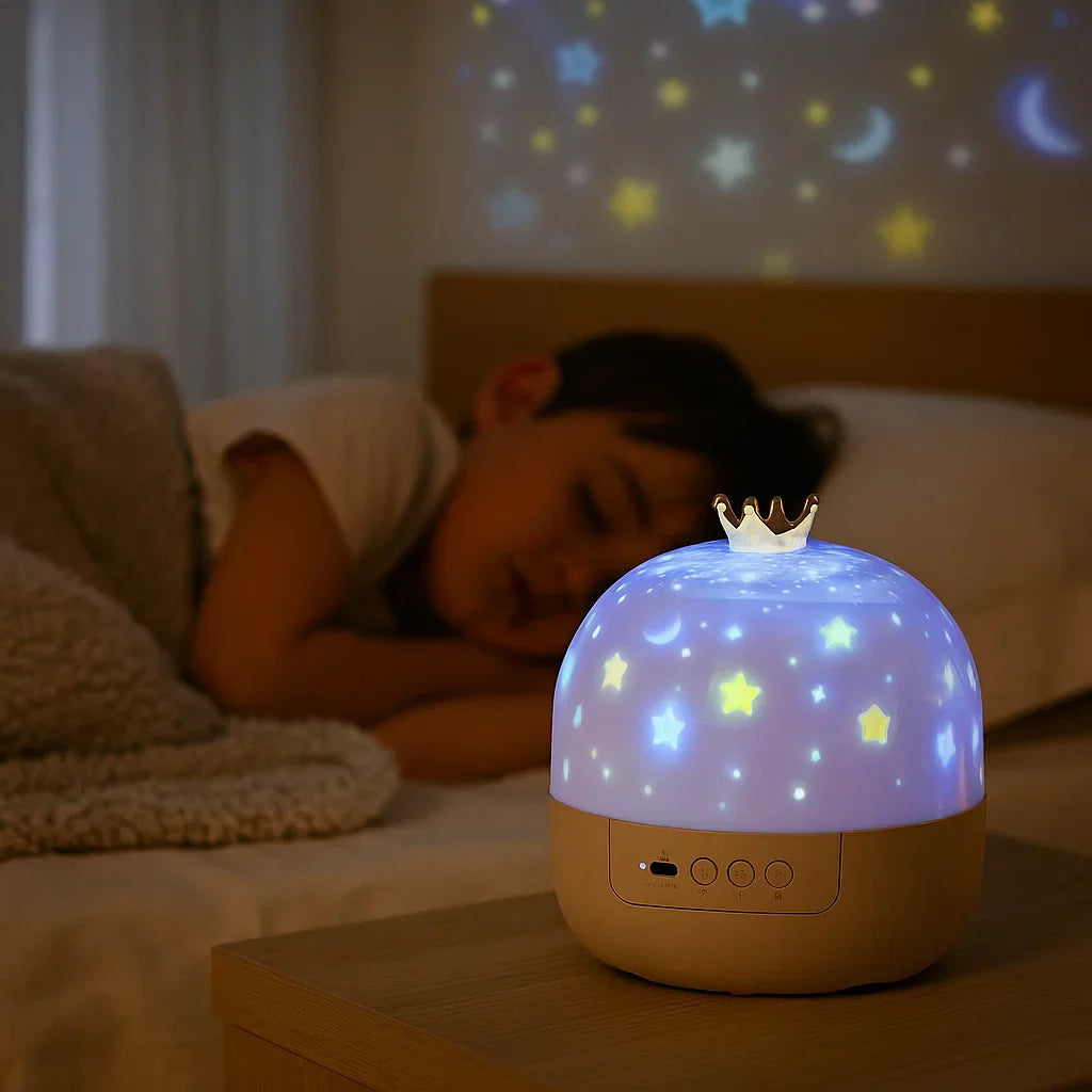 Lampe Magique et Projecteur Étoilé 2-en-1 pour Enfants